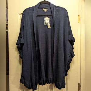 Joseph A Deep Blue Knit Cardigan